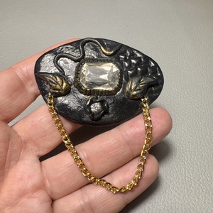 Vintage BROSS az 1980-as évekből, gyönyörű elegáns strasszos kitűző, pin szövetkabátra, blúzra,  blézerre retro kitűző, Ékszer, Kitűző és Bross, Ékszerkészítés, MESKA