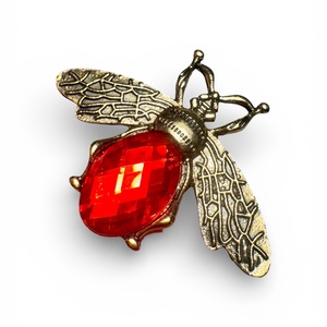 Bogár BROSS az 1980-as évekből, gyönyörű elegáns strasszos kitűző, pin szövetkabátra, blúzra,  blézerre retro kitűző - ékszer - kitűző és bross - Meska.hu