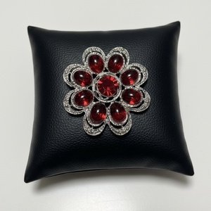 Vintage virág BROSS az 1980-as évekből, elegáns strasszos kitűző, pin szövetkabátra, blúzra,  blézerre retro kitűző, Ékszer, Kitűző és Bross, Ékszerkészítés, MESKA