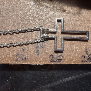 Retro kereszt medálos nyaklánc � vintage vallásos ékszer az 1970�80-as évekből - ékszer - nyaklánc - medálos nyaklánc - Meska.hu