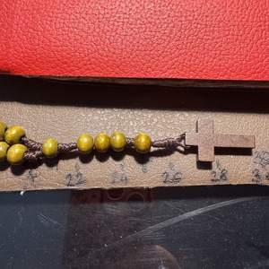 Fa rózsafüzér, Retro kereszt medálos nyaklánc � vintage vallásos ékszer az 1970�80-as évekből - ékszer - nyaklánc - medálos nyaklánc - Meska.hu