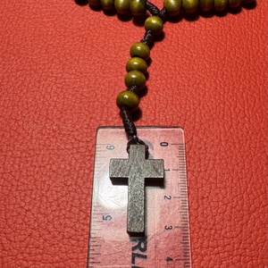Fa rózsafüzér, Retro kereszt medálos nyaklánc � vintage vallásos ékszer az 1970�80-as évekből - ékszer - nyaklánc - medálos nyaklánc - Meska.hu
