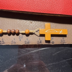 Fa rózsafüzér, Retro kereszt medálos nyaklánc � vintage vallásos ékszer az 1970�80-as évekből - ékszer - nyaklánc - medálos nyaklánc - Meska.hu