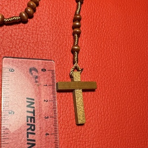 Fa rózsafüzér, Retro kereszt medálos nyaklánc � vintage vallásos ékszer az 1970�80-as évekből - ékszer - nyaklánc - medálos nyaklánc - Meska.hu