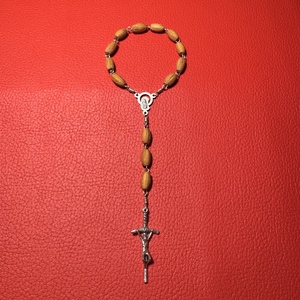 Fa rózsafüzér, Retro kereszt medálos nyaklánc � vintage vallásos ékszer az 1970�80-as évekből, Ékszer, Nyaklánc, Medálos nyaklánc, Ékszerkészítés, MESKA