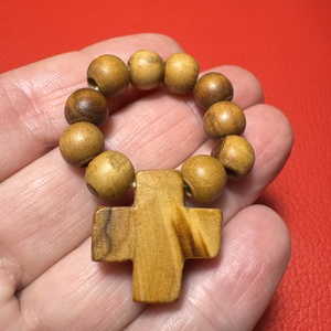 Fa rózsafüzér, Retro kereszt medálos nyaklánc � vintage vallásos ékszer az 1970�80-as évekből - ékszer - nyaklánc - medálos nyaklánc - Meska.hu