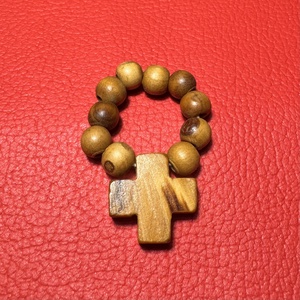 Fa rózsafüzér, Retro kereszt medálos nyaklánc � vintage vallásos ékszer az 1970�80-as évekből, Ékszer, Nyaklánc, Medálos nyaklánc, Ékszerkészítés, MESKA
