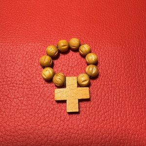 Fa rózsafüzér, Retro kereszt medálos nyaklánc � vintage vallásos ékszer az 1970�80-as évekből - ékszer - nyaklánc - medálos nyaklánc - Meska.hu