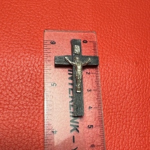 Fa kereszt, Retro kereszt� vintage vallásos tárgy az 1970�80-as évekből - ékszer - nyaklánc - medálos nyaklánc - Meska.hu