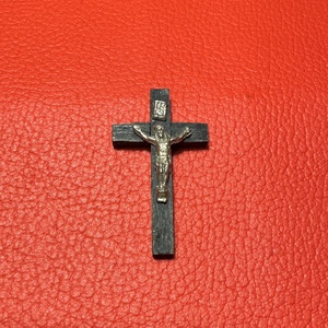 Fa kereszt, Retro kereszt� vintage vallásos tárgy az 1970�80-as évekből - ékszer - nyaklánc - medálos nyaklánc - Meska.hu