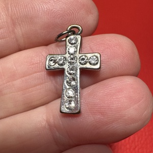 Retro kereszt nyakláncra � vintage vallásos ékszer az 1970�80-as évekből, Ékszer, Nyaklánc, Medálos nyaklánc, Ékszerkészítés, MESKA