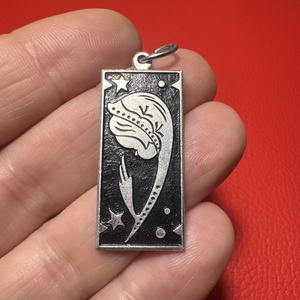 Szűz Mária medál nyakláncra � vintage vallásos ékszer az 1970�80-as évekből - ékszer - nyaklánc - medálos nyaklánc - Meska.hu