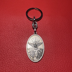 Szűz Mária medálos kulcstartó � vintage vallásos ékszer az 1970�80-as évekből - ékszer - nyaklánc - medálos nyaklánc - Meska.hu
