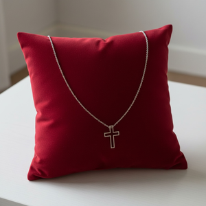 Retro kereszt medálos nyaklánc � vintage vallásos ékszer az 1970�80-as évekből, Ékszer, Nyaklánc, Medálos nyaklánc, Ékszerkészítés, MESKA