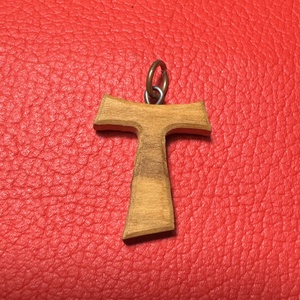 Antoniusz kereszt, Tau kereszt olajfa kereszt nyakláncra � vintage vallásos ékszer az 1970�80-as évekből, Ékszer, Nyaklánc, Medálos nyaklánc, Ékszerkészítés, MESKA