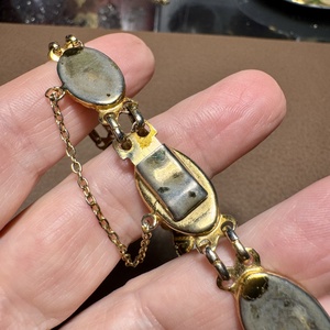 24 karát aranyozott Damascene karkötő, damaszkén toledói karperec, Toledó spanyol ékszer damascene - ékszer - karkötő - karperec - Meska.hu