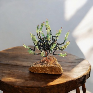 Kristály fa aventurin ásványból, Bonsai kristály Ékszerfa szerencsefa, életfa, drágakő fa, pénzfa  - otthon & életmód - dekoráció - asztal és polc dekoráció - gyöngyfa, ásványfa - Meska.hu