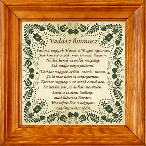 Falikép Vadász himnusz motívummal #21 - otthon & életmód - dekoráció - kép & falikép - Meska.hu