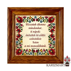 Igés Kerámia Falikép #21-2, Otthon & Életmód, Vallás, Házi áldás, Famegmunkálás, MESKA