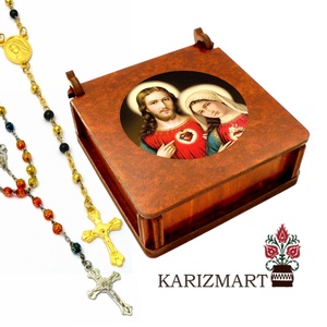  Rózsafüzér díszdobozzal #11 - Meska.hu