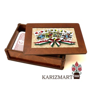 Kártyatartó díszdoboz 1 csomag magyar kártyával - játék & sport - táblajáték és kártyajáték - kártya - Meska.hu