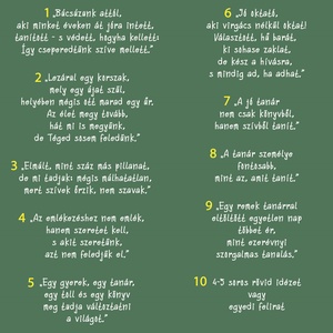 Ajándék tanárnak, tanárnőnek, óvónéninek, dadusnak Tolltartó, egyedi felirattal, golyóstollal zöld tábla #IT04-13 - otthon & életmód - papír, írószer - tolltartó & ceruzatekercs - Meska.hu