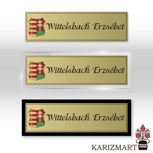 Ajtó névtábla, Ajtótábla 3 különböző színben #NT01-6, Otthon & Életmód, Dekoráció, Ajtó- és ablak dekoráció, Ajtótábla, Fémmegmunkálás, MESKA