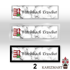 Ajtó névtábla, Ajtótábla 3 különböző színben #NT01-6 - otthon & életmód - dekoráció - ajtó- és ablak dekoráció - ajtótábla - Meska.hu