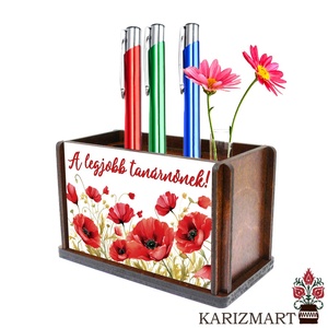 Írószertartó, tolltartó - egyedi felirattal, golyóstollal #IT01-28, Otthon & Életmód, Papír, írószer, Ceruza & Toll, , MESKA