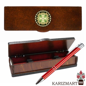 Tolltartó doboz golyóstollal egyedi felirattal magyar motívummal #IT02-05, Otthon & Életmód, Papír, írószer, Ceruza & Toll, Famegmunkálás, MESKA