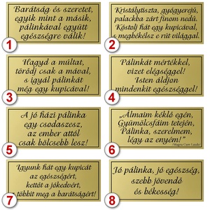 6db-os Pálinkás Pohárkészlet - Választható képpel és felirattal #PK6 (13-16) - otthon & életmód - konyhafelszerelés, tálalás - tálalás - pálinkás poharak, szettek - Meska.hu