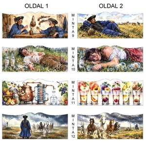 6db-os Pálinkás Pohárkészlet - Választható képpel és felirattal #PK6 (9-12) - otthon & életmód - konyhafelszerelés, tálalás - tálalás - pálinkás poharak, szettek - Meska.hu