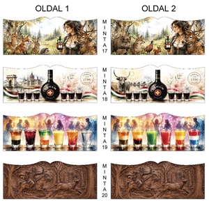 6db-os Pohárkészlet - Választható képpel és felirattal #PK6 (17-20) - otthon & életmód - konyhafelszerelés, tálalás - tálalás - pálinkás poharak, szettek - Meska.hu