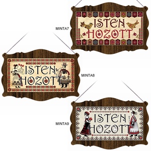 Ajtótábla Isten hozott -választható mintával- #AT01 (7-9) - otthon & életmód - dekoráció - ajtó- és ablak dekoráció - ajtótábla - Meska.hu
