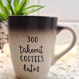 Taylor Swift bögre - 300 Takeout coffees later - otthon & életmód - konyhafelszerelés, tálalás - tálalás - bögre & csésze - Meska.hu