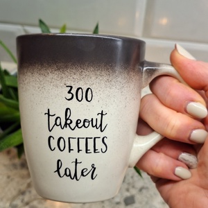 Taylor Swift bögre - 300 Takeout coffees later - otthon & életmód - konyhafelszerelés, tálalás - tálalás - bögre & csésze - Meska.hu