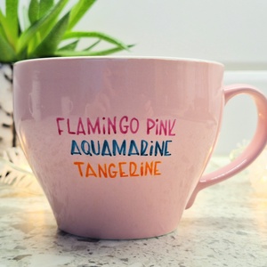 Taylor Swift bögre - Flamingo pink - Meska.hu