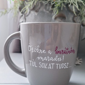 Bögre egyedi felirattal  - Meska.hu