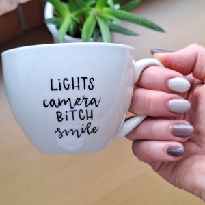 Taylor Swift bögre - Lights, camera... - Meska.hu