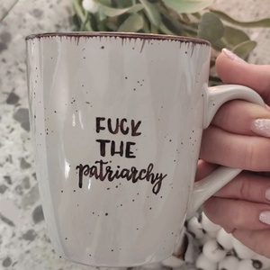 Taylor Swift bögre - Fuck the patriarchy - otthon & életmód - konyhafelszerelés, tálalás - tálalás - bögre & csésze - Meska.hu