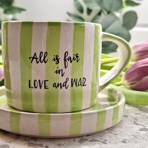 Bridgerton bögre - Love and War - Meska.hu