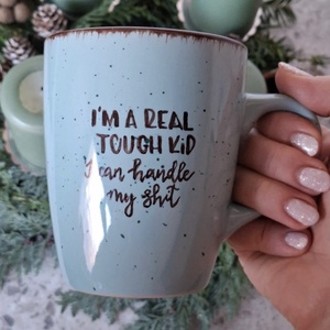 Taylor Swift bögre - I'm a real tough kid - otthon & életmód - konyhafelszerelés, tálalás - tálalás - bögre & csésze - Meska.hu