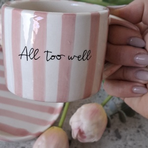 Taylor Swift bögre - All Too Well - otthon & életmód - konyhafelszerelés, tálalás - tálalás - bögre & csésze - Meska.hu