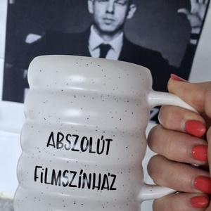 Magyar Péter bögre -  Abszolút filmszínház - otthon & életmód - konyhafelszerelés, tálalás - tálalás - bögre & csésze - Meska.hu
