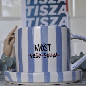 Tisza bögre Most vagy soha - Meska.hu