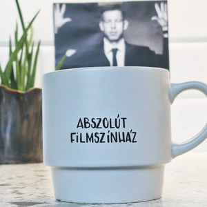 Magyar Péter bögre Abszolút filmszínház - Meska.hu