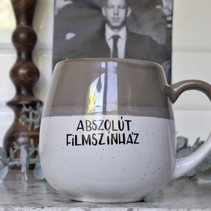 Magyar Péter bögre - Abszolút filmszínház, Otthon & Életmód, Konyhafelszerelés, tálalás, Tálalás, Bögre & Csésze, Festett tárgyak, MESKA