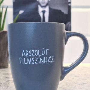 Magyar Péter bögre Abszolút filmszínház, Otthon & Életmód, Konyhafelszerelés, tálalás, Tálalás, Bögre & Csésze, Festett tárgyak, MESKA
