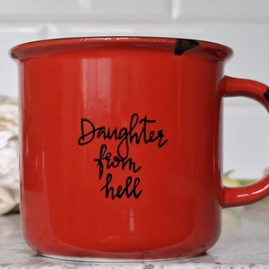Gracie Abrams bögre - Daughter feom hell, Otthon & Életmód, Konyhafelszerelés, tálalás, Tálalás, Bögre & Csésze, Festett tárgyak, MESKA