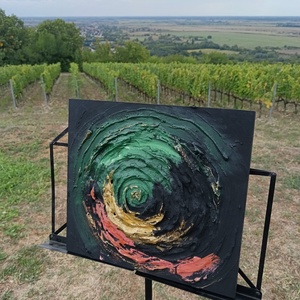 Örvény - művészet - festmény - festmény vegyes technika - Meska.hu